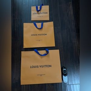 Louis Vuitton shopping bags